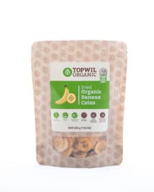 Topwil Organic Dried Banana Coins