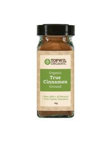 Topwil Organic True Cinnamon Ground